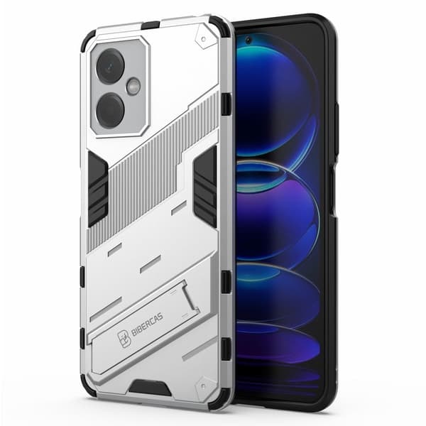 Støtsikkert hybriddeksel for Xiaomi Redmi Note 12 - Sølv