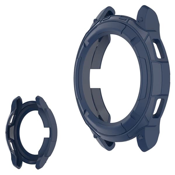 Samsung Galaxy Watch 4 Classic (46 mm) ram + roterbar ring - Midnattsblå