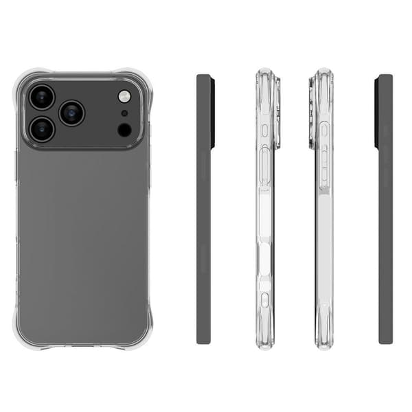 Erittäin ohut läpinäkyvä kotelo iPhone 17 Pro Max