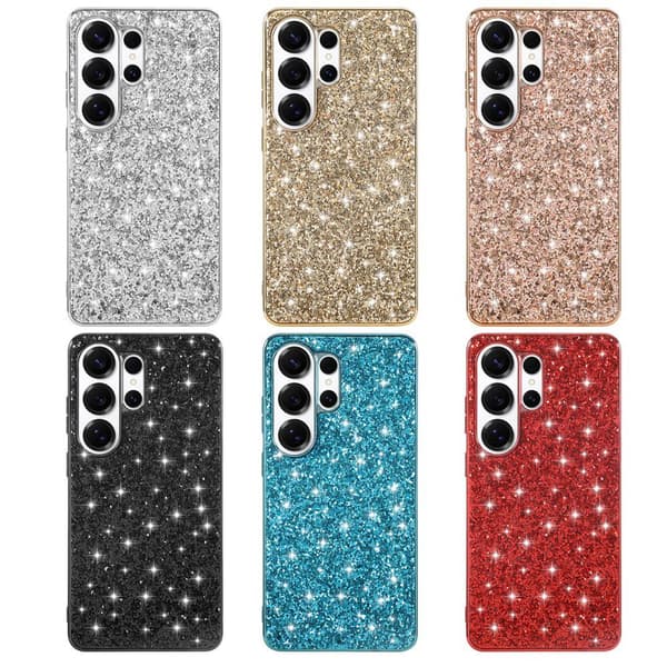 Glitter Samsung Galaxy S26 Ultra deksel - Gull