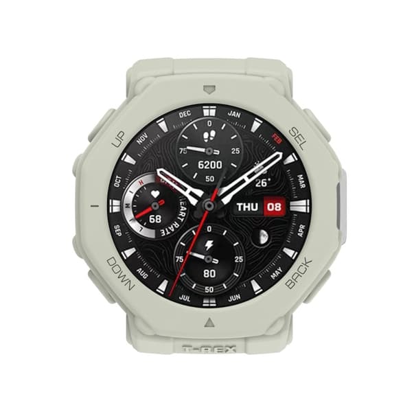 Huami Amazfit T-Rex 3 Anti Scratch Protective Case Fleksibelt urdeksel - Grå