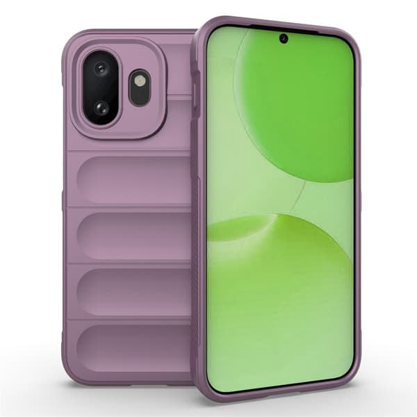Mjukt greppformat OnePlus 15T skal - Ljuslila