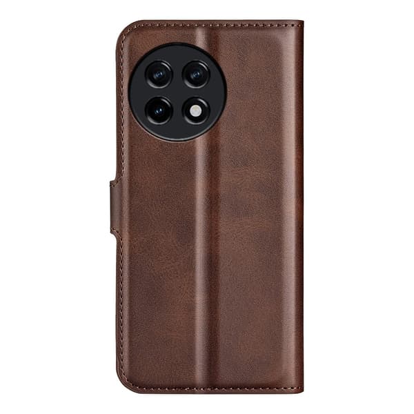 Læretui med Lommebok til OnePlus 11R / Ace 2 - Brun