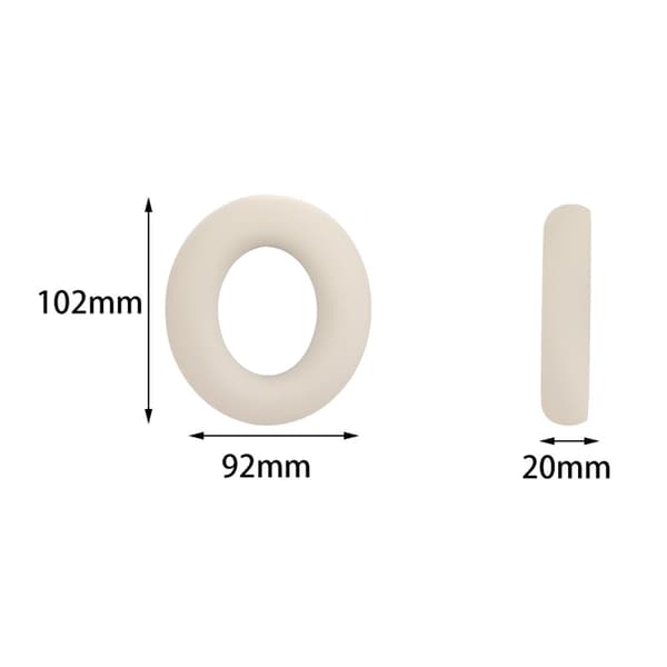 For Anker Soundcore Space One 1 par øreputer til hodetelefoner - Beige