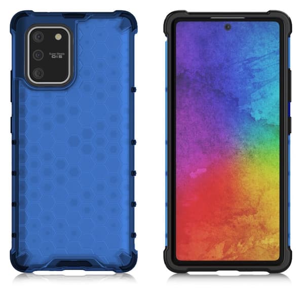 Bofink Honeycomb Samsung Galaxy S10 Lite kuoret - Sininen