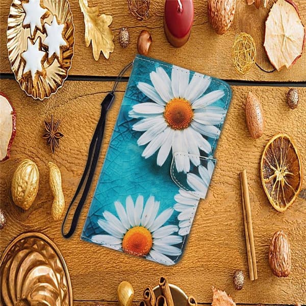 Wonderland iPhone 17 Pro flip etui - Krysantemum