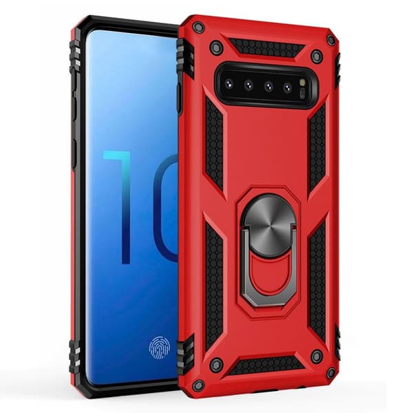 Bofink Combat Samsung Galaxy S10 deksel - Rød