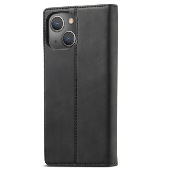 LC.Imeeke iPhone 13 Läppäkotelo - Musta