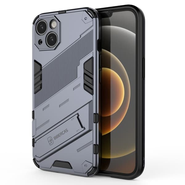 Støtsikkert hybriddeksel for iPhone 13 - Mørkeblå