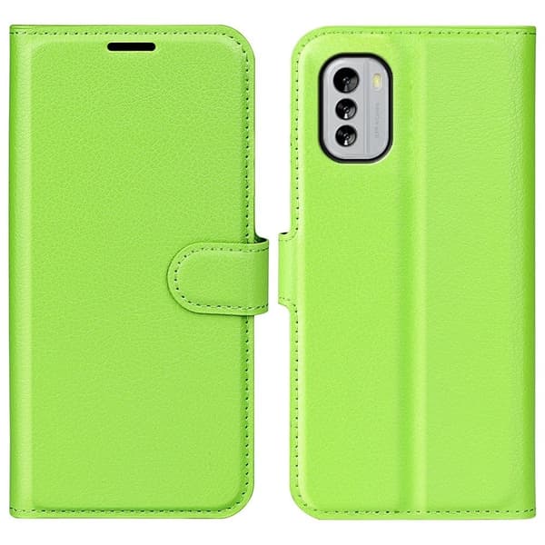 Klassisk Nokia G60 Flip Etui - Grøn