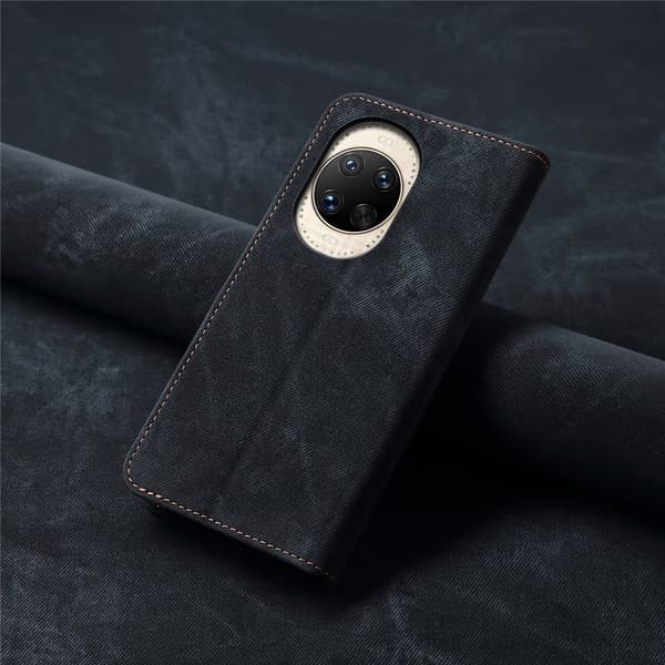 Jeans Huawei nova 14 Ultra flip case - Musta