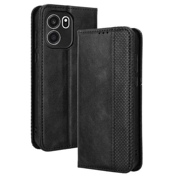 OnePlus Turbo 6V læderetui med pung - Sort