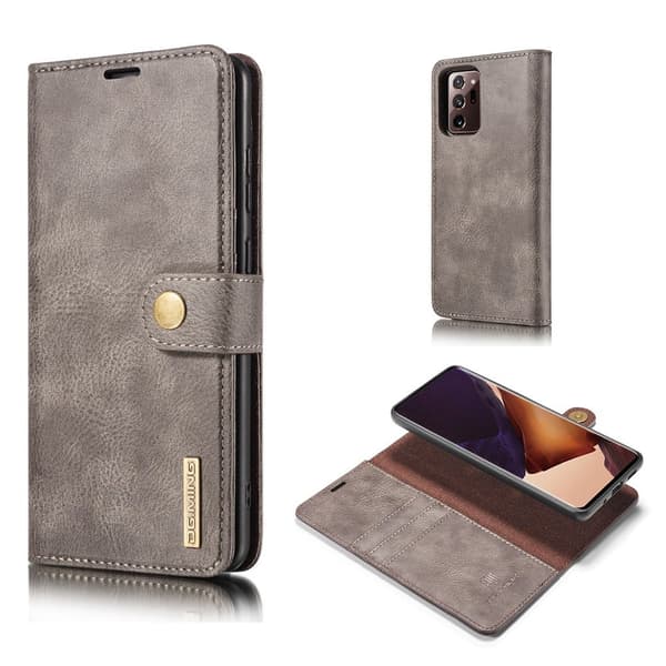 DG.Ming Samsung Galaxy Note 20 Ultra 2-in-1 Lommebok Etui - Grå