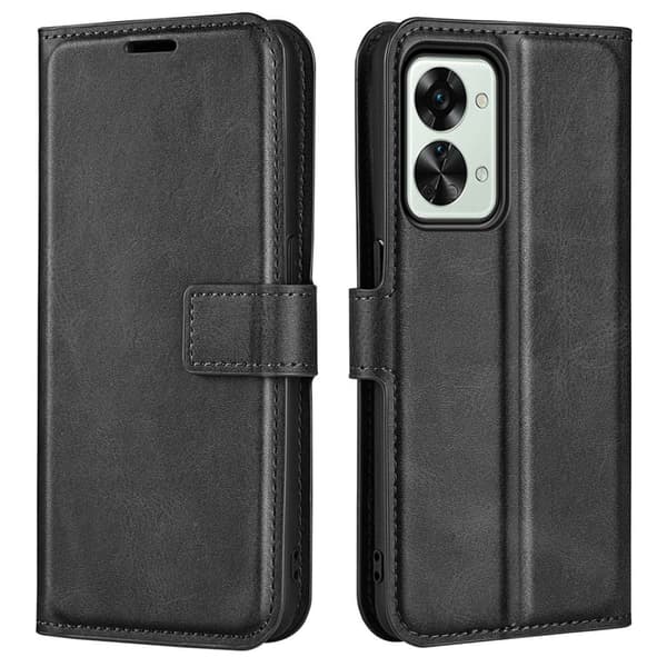OnePlus Nord 2T læderetui med pung - Sort