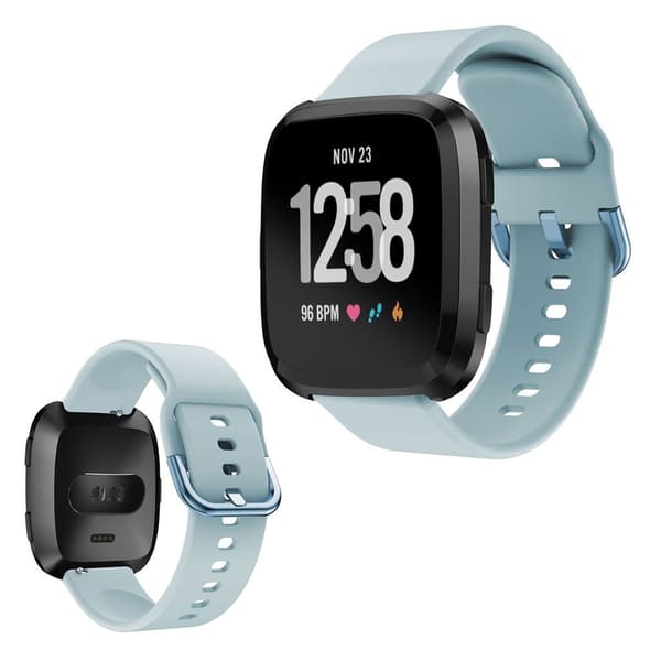 Fitbit Versa silikone Urrem - Babyblå