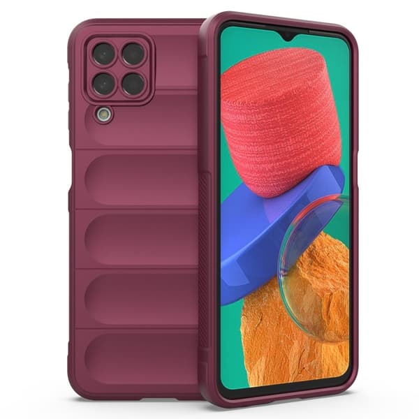 Blødt grebsformet cover til Samsung Galaxy M33 5G - Rød