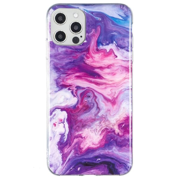 Marble iPhone 12 Pro Max Suojakotelo - Punainen