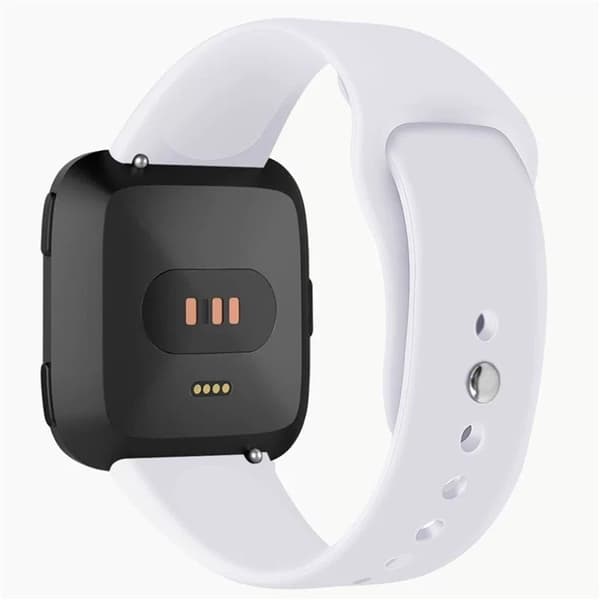Fitbit Versa 2 / Versa Lite silikonarmbånd - Hvit