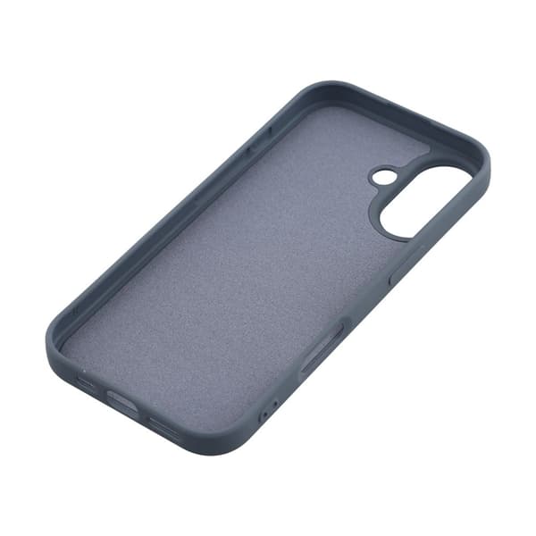 Mikrofiberforet blødt gummi iPhone 17 cover - Lavendelgrå