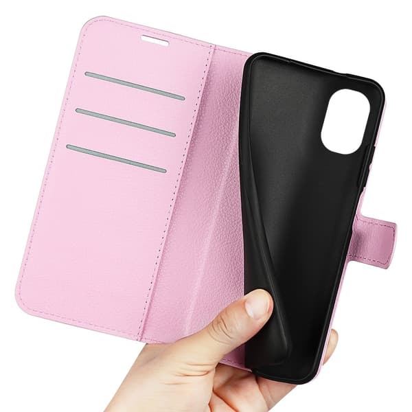 Classic Motorola Moto E30 / E40 Flippetui - Rosa