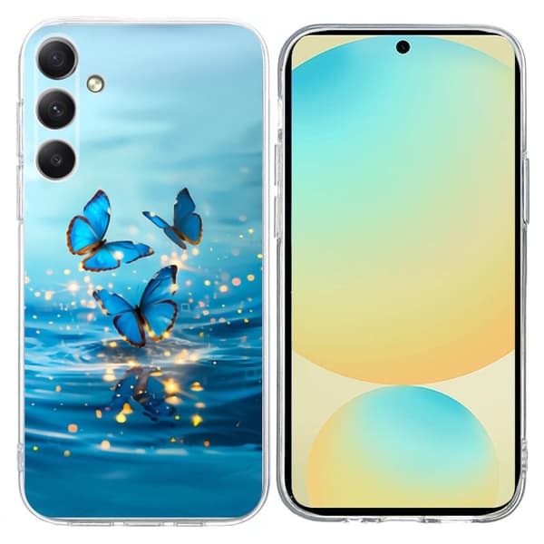 Vibe Samsung Galaxy A26 deksel - Blå Sommerfugl