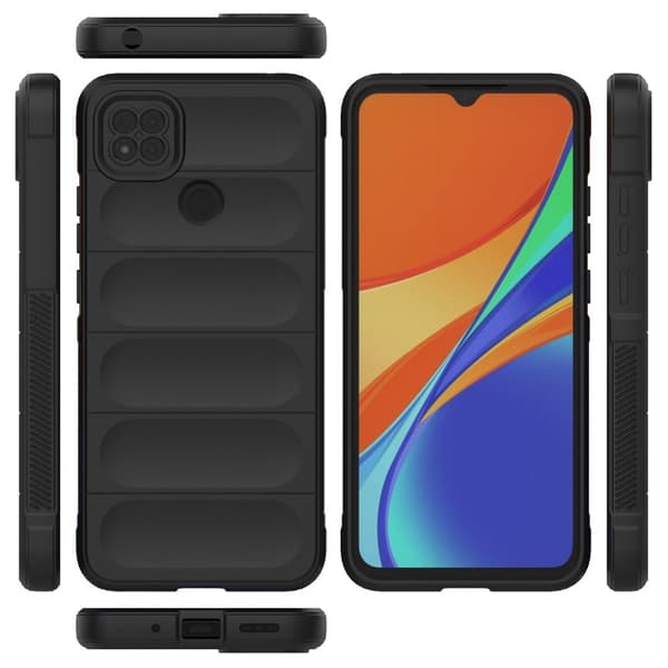 Blødt grebsformet cover til Xiaomi Redmi 9C - Lilla
