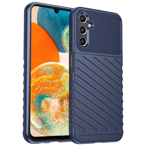 Thunder Samsung Galaxy A14 Etui - Blå