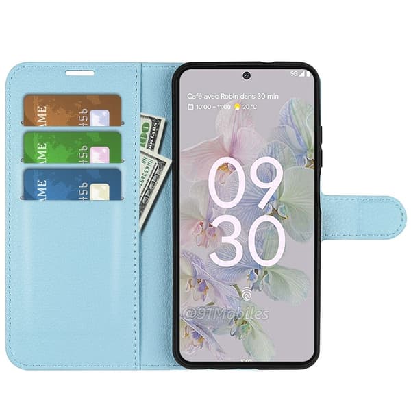 Classic Google Pixel 6a Flip Etui - Blå