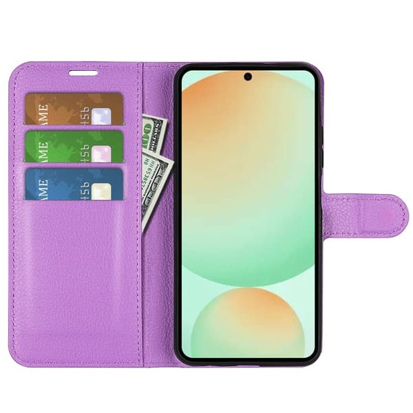 Classic Samsung Galaxy S25 FE flip etui - Lilla