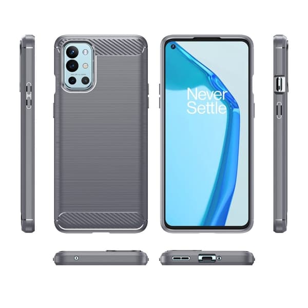 Carbon Flex Etui OnePlus 9R - Grå