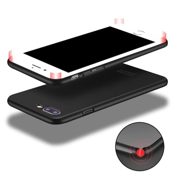 MOFI iPhone 7 Plus / 8 Plus Deksel laget av plastikk - Svart