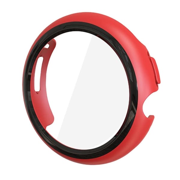 Google Pixel Watch cover with tempered glass - Red