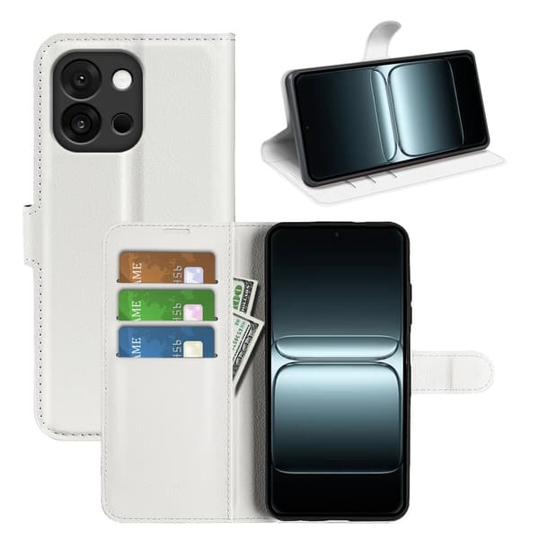 Classic OnePlus 13T flip etui - Hvit