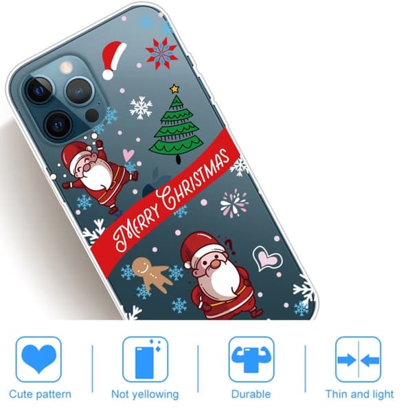 Juleveske til iPhone 14 Pro Max - To Julenisser
