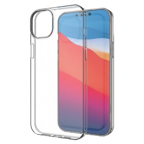 Ultratyndt gennemsigtigt etui til iPhone 14 Plus
