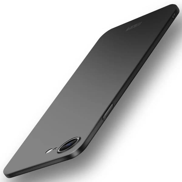 MOFI iPhone 16e slim shield kotelot - Musta