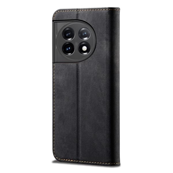 Jeans OnePlus 11 Flip Etui - Sort