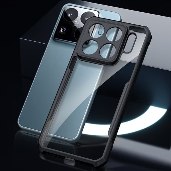 Støtsikkert hybriddeksel for Xiaomi 15S Pro - Transparent