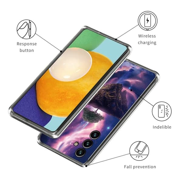 Deco Samsung Galaxy A34 5G Etui - Aurora Night