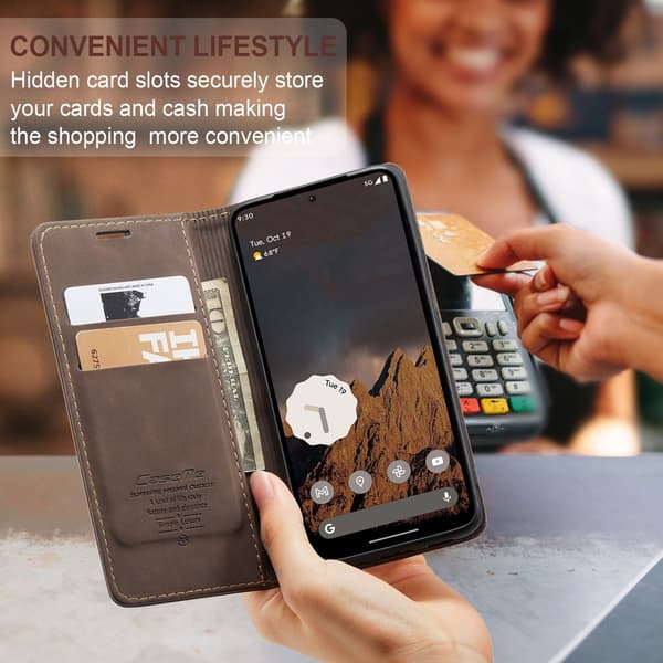 CaseMe Google Pixel 10 Pro / Google Pixel 10 glatt etui - Kaffe