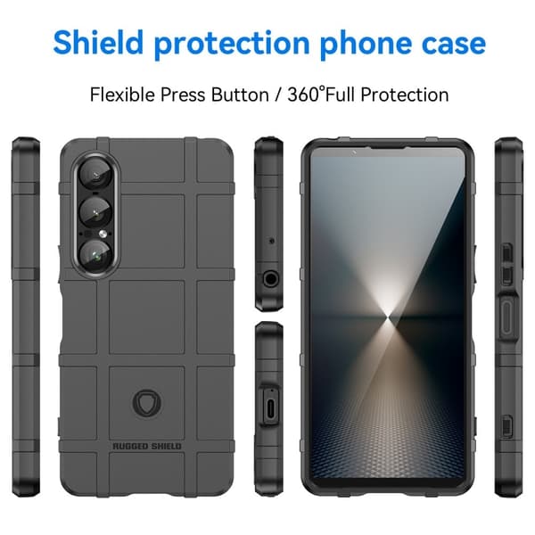 Rugged Shield Sony Xperia 1 VII skal - Svart