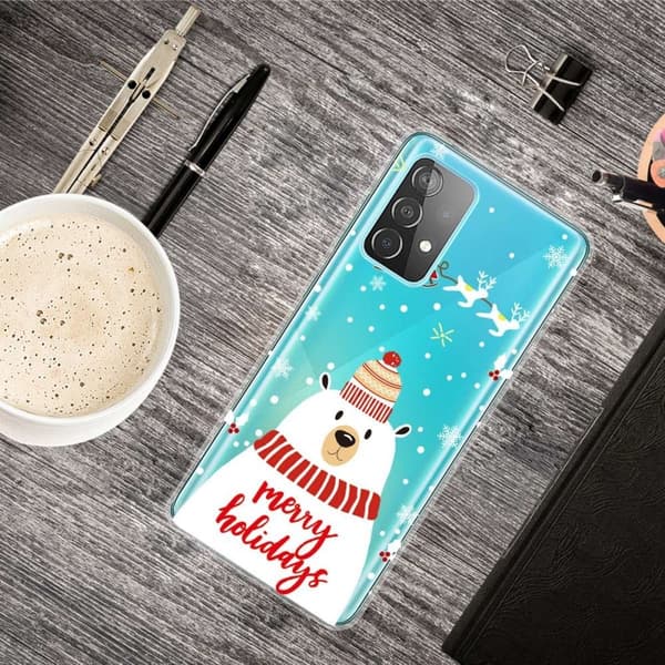 Juletaske til Samsung Galaxy A33 5G - Isbjørn