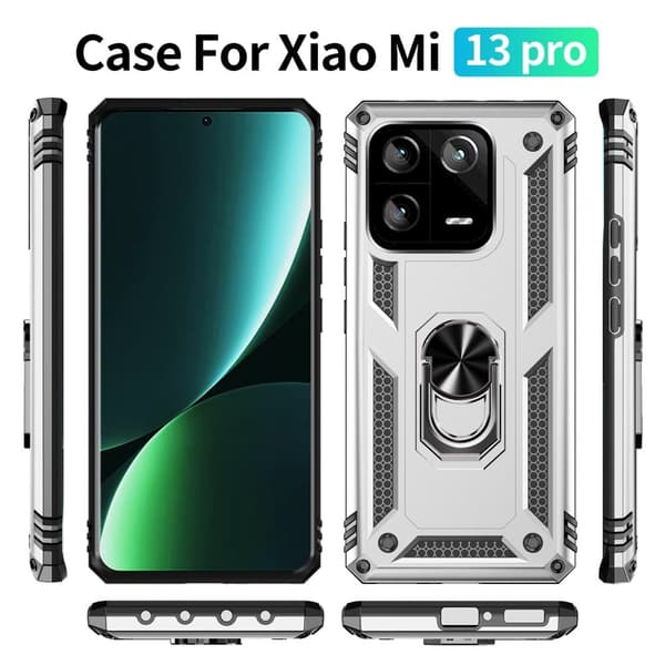 Bofink Combat Xiaomi 13 Pro Etui - Sølv