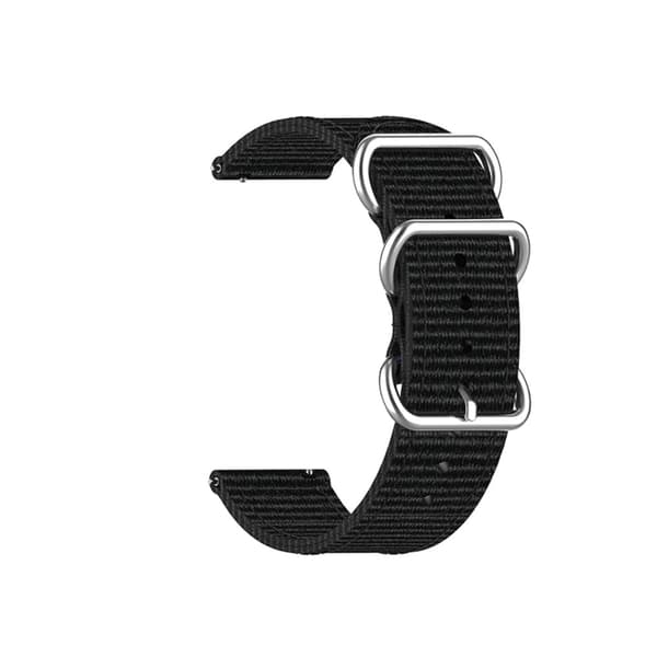 Garmin Forerunner 255S nylon-urrem - Sort