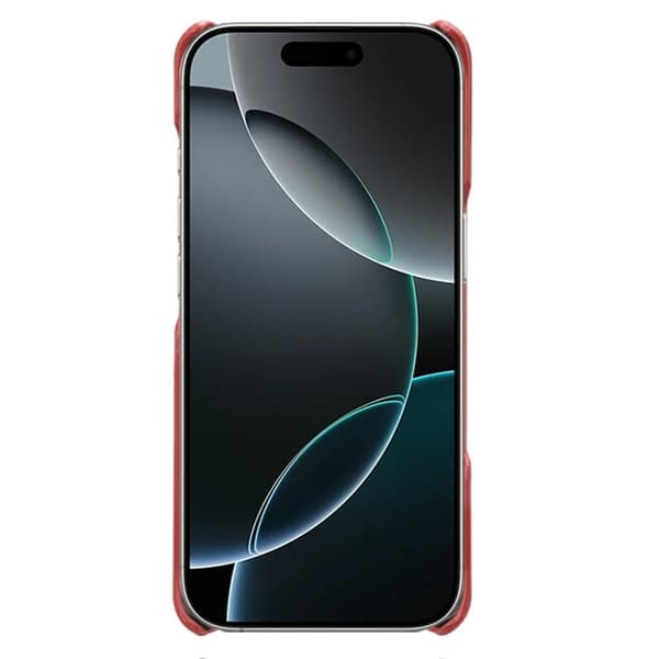 Dual Card iPhone 17 Pro deksel - Rød