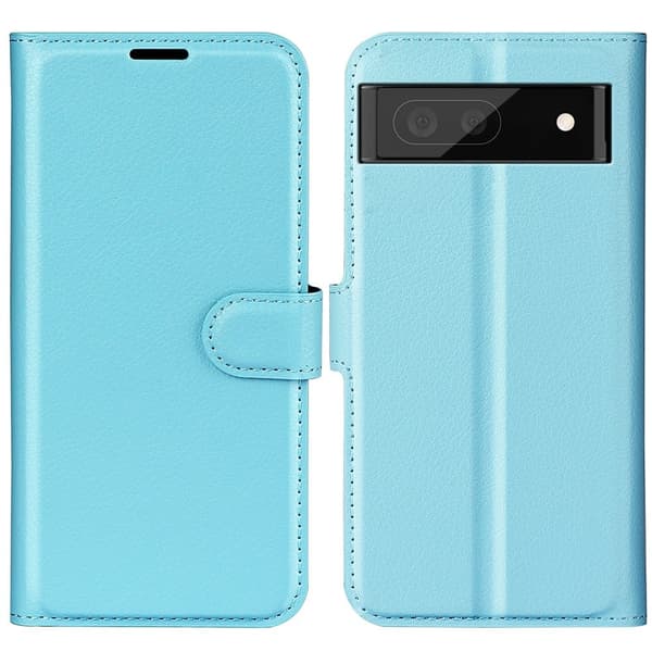Classic Google Pixel 6a Flip Etui - Blå