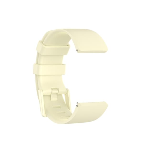 Fitbit Versa 2 / Versa Lite silikoninen kellonauha - Beige / Koko: S