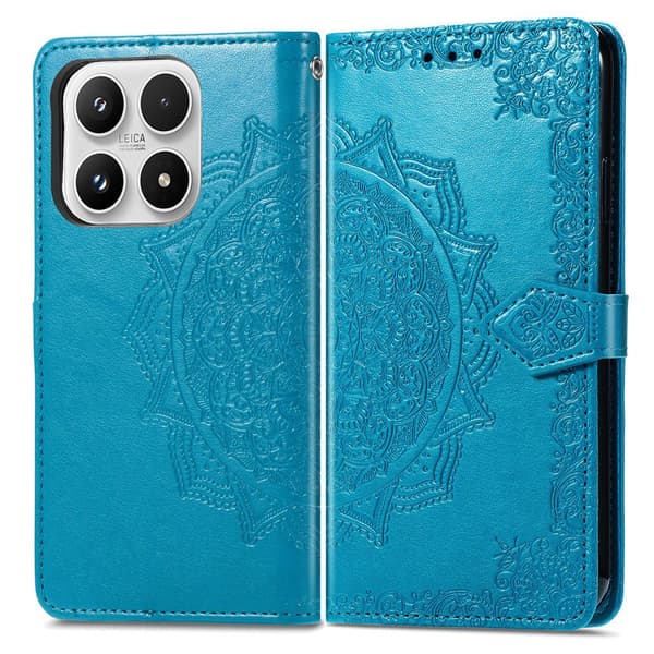 Mandala Xiaomi 17 læderetui - Blå