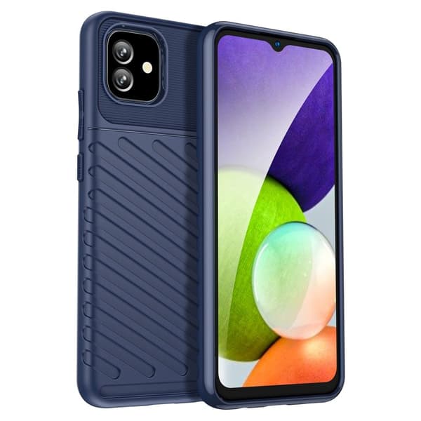Thunder Samsung Galaxy A04e Etui - Blå