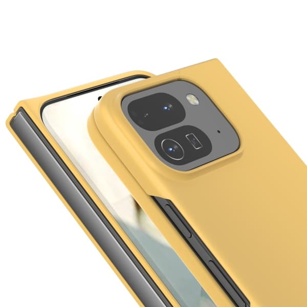 Google Pixel 10 Pro Fold Case Skin-Touch Texture Hard Bumpresistent Folding Phone Cover - Gul